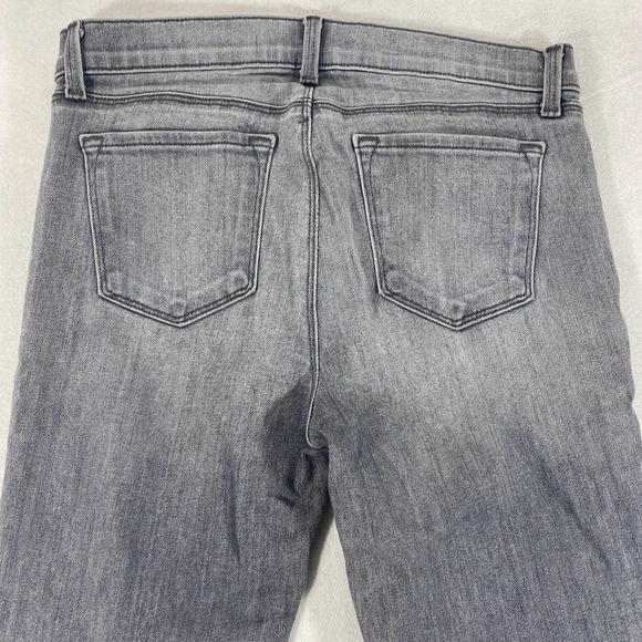 J Brand Rail Sweet Gray Distressed Slit Denim Jean - Picture 14 of 16